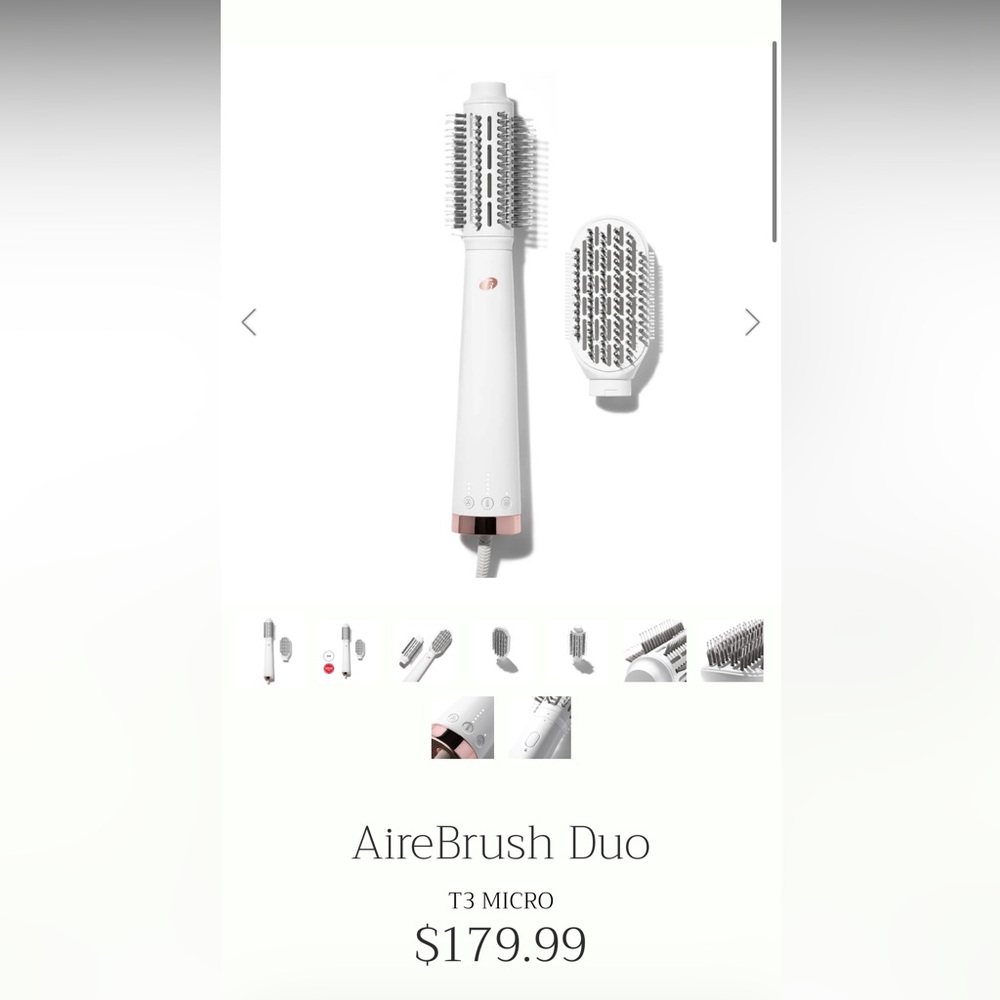 T3 Airebrush Duo - Luxe White and Rose Gold